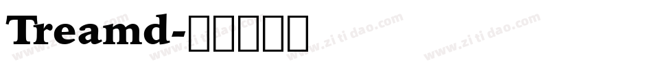 Treamd字体转换