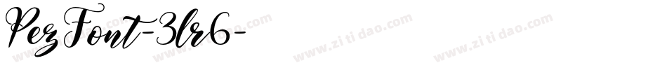 PezFont-3lr6字体转换