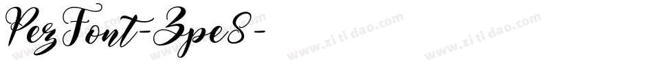 PezFont-Zpe8字体转换