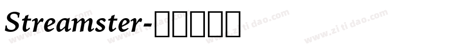 Streamster字体转换