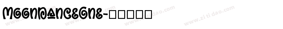 MoonDanceOne字体转换