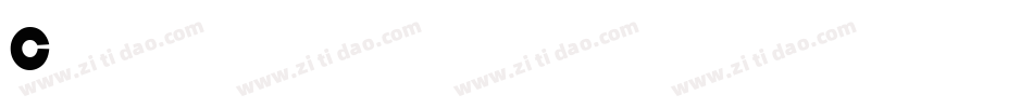 CooperCnd-Heavy-Italic字体转换
