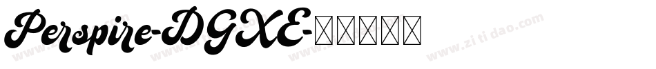 Perspire-DGXE字体转换