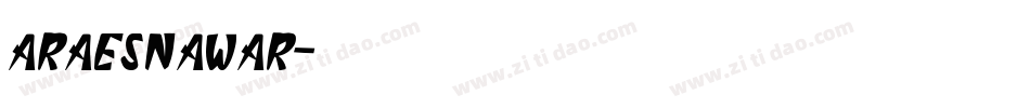 araesnawar字体转换