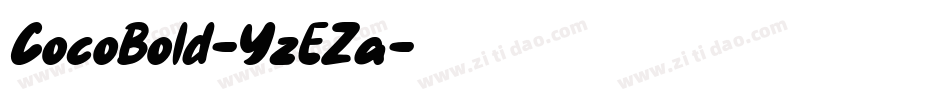 CocoBold-YzEZa字体转换 CocoBold-YzEZa字体转换
