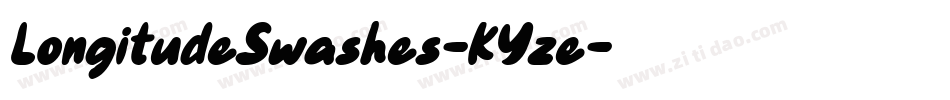 LongitudeSwashes-KYze字体转换 LongitudeSwashes-KYze字体转换