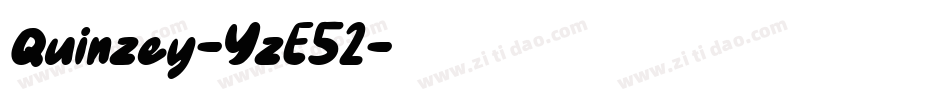 Quinzey-YzE52字体转换 Quinzey-YzE52字体转换
