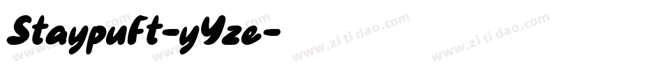 Staypuft-yYze字体转换