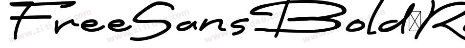 FreeSansBold-Rdmo字体转换