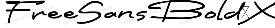FreeSansBold-Xgdd字体转换