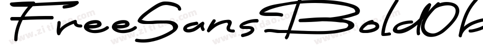 FreeSansBoldOblique-g9mR字体转换