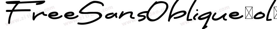 FreeSansOblique-ol30字体转换