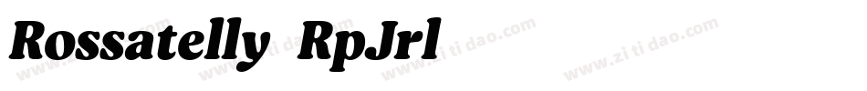 Rossatelly-RpJrl字体转换