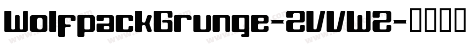WolfpackGrunge-ZVVWZ字体转换