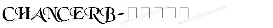 CHANCERB字体转换