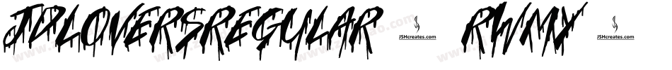 JdLoversRegular-rWmy字体转换