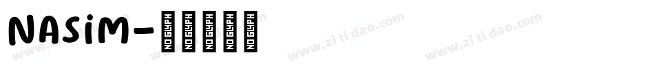Nasim字体转换