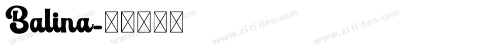 Balina字体转换