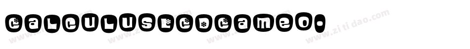 CalculusLCDCameo字体转换