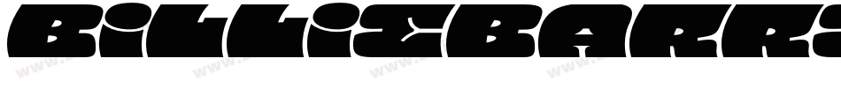 BillieBarred字体转换