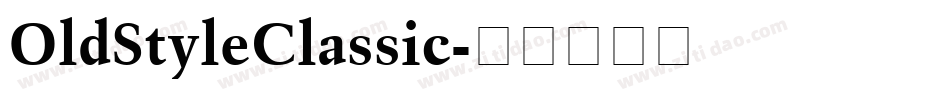 OldStyleClassic字体转换