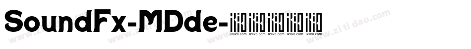SoundFx-MDde字体转换