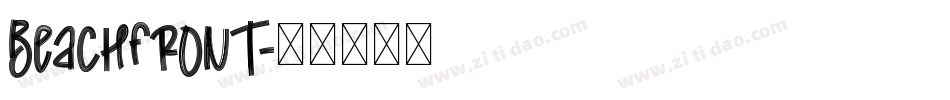 BeachFront字体转换