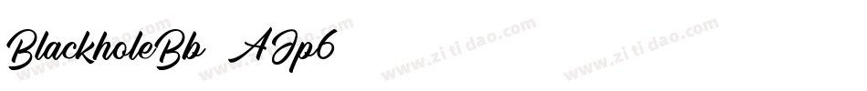 BlackholeBb-AJp6字体转换