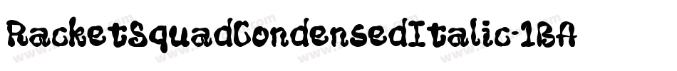 RacketSquadCondensedItalic-1BAe字体转换