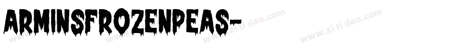 ArminsFrozenPeas字体转换