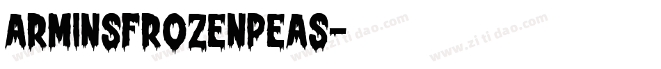 ArminsFrozenPeas字体转换