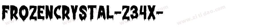 FrozenCrystal-Z34x字体转换