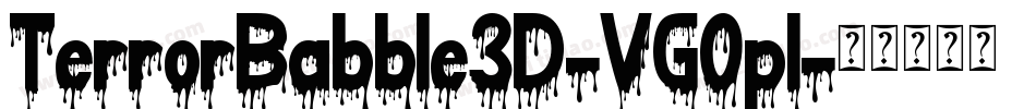 TerrorBabble3D-VGOpl字体转换