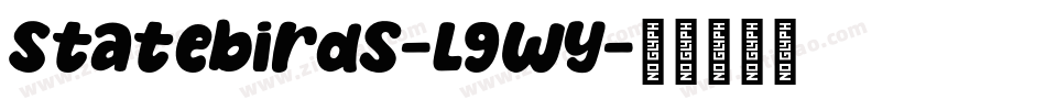 Statebirds-l9Wy字体转换