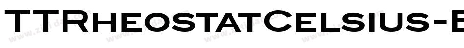 TTRheostatCelsius-Bold字体转换