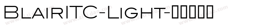 BlairITC-Light字体转换
