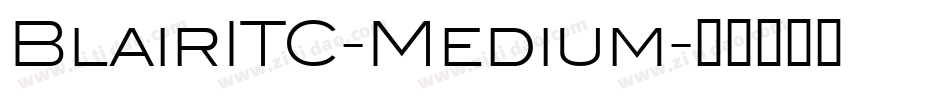 BlairITC-Medium字体转换