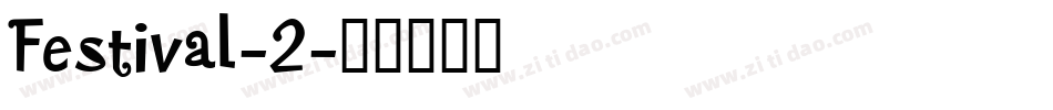 Festival-2字体转换