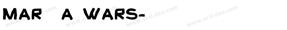 MartianWars字体转换
