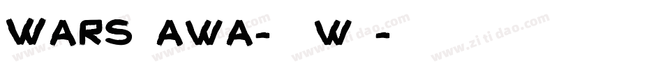 Warszawa-yPwZ字体转换