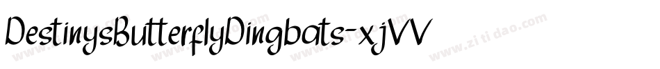 DestinysButterflyDingbats-xjVV字体转换
