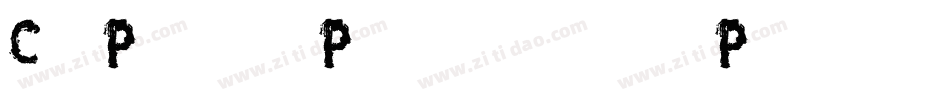 CfPunkPostersPersonalRegular-1G21j字体转换