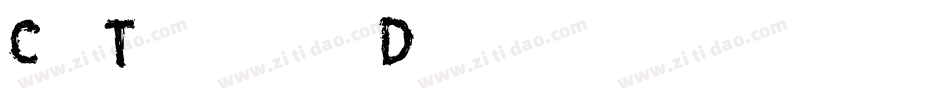 CfThreeDimensionsPersonalRegular-V1rz字体转换