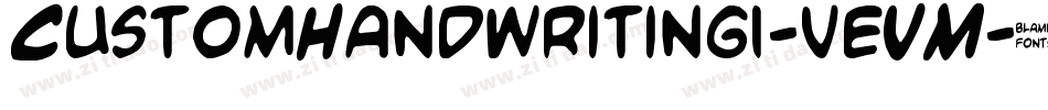 CustomHandwriting1-veVM字体转换