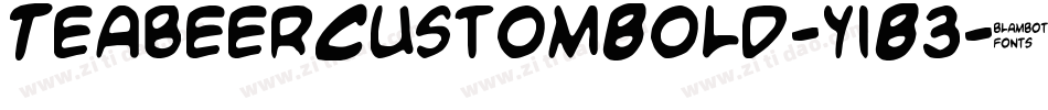 TeabeerCustomBold-y1B3字体转换