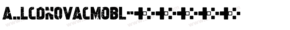 a_LCDNovaCmObl字体转换