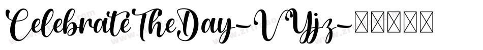CelebrateTheDay-VYjz字体转换