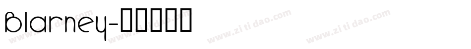 Blarney字体转换