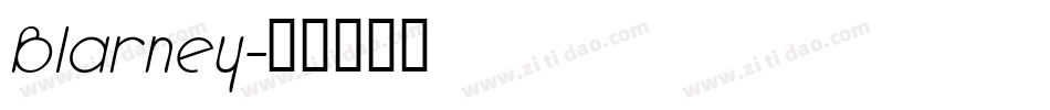 Blarney字体转换