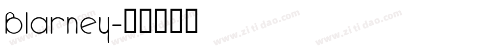 Blarney字体转换